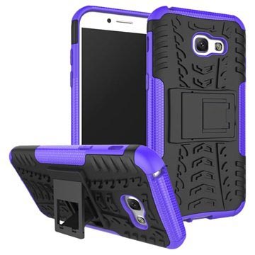 Samsung Galaxy A5 (2017) Anti -Slip Hybrid Case - Black / Purple