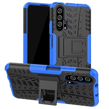 Honor 20 Pro Anti -Slip Hybrid Case s Kick Stand - Blue / Black