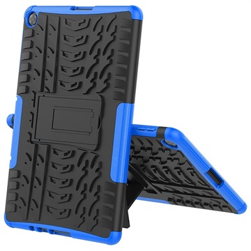 Huawei Matepad T10 / T10S Anti -Slip Hybrid pouzdro s Kick Standem - modrý / černá