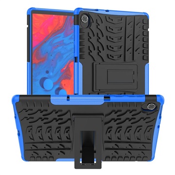 Lenovo Tab K10 Anti-Slip Hybrid Case with Kickstand (Open Box - Excellent) - Black / Blu