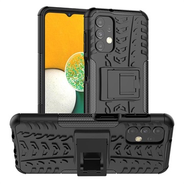 Samsung Galaxy A13 Anti -Slip Hybrid Case s Kick Stand - černá