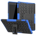 iPad 10.2 2019/2020/2021 Anti -Slip Hybrid Case s Kick Stand - Blue/Black
