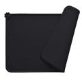 Anti-Slip Silicone Pet Food Mat - 47 x 30 cm - Black