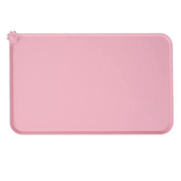 Anti-Slip Silicone Pet Food Mat - 47x30cm - Pink