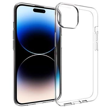iPhone 15 Plus Anti-Slip TPU Case - Průhledná