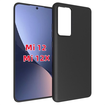 Anti -Slip Xiaomi 12/12x TPU pouzdro - černá