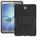 Samsung Galaxy Tab S2 8.0 T710, T715 Anti -Slip Hybrid Case - Black