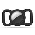 Apple AirTag 1/2 Tech-Protect Smooth Silicone Case for Pet Collar - Black