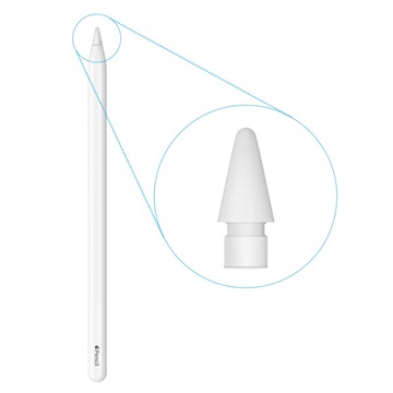 Tipy pro tužku Apple MLUN2ZM/A - 4 Pack - bílá