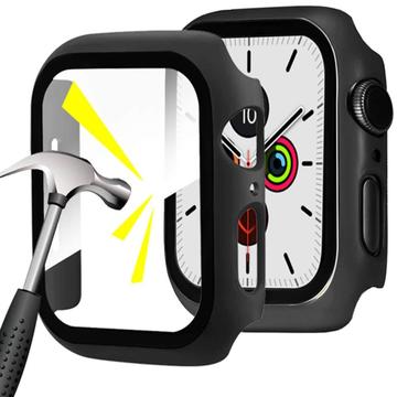 Apple Watch Series 1/2/3 Plastové Pouzdro s Ochranou Displeje - 42mm - Černá