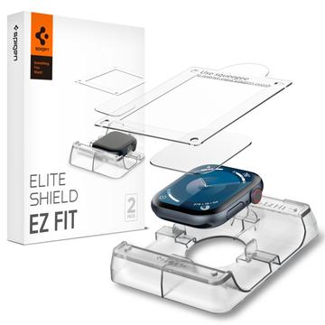Apple Watch Series 11/10 Spigen Elite Shield EZ Fit Screen Protector - 46mm - Clear - 2 Pcs.