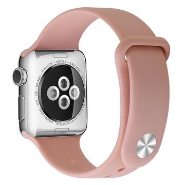 Apple Watch Series SE 3/SE(2023)/11/10/9/8/SE (2022)/7/SE/6/5/4/3/2/1 Soft Silicone Strap - 42mm/41mm/40mm/38mm - Pink