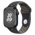 Apple Watch Series Ultra 3/2/Ultra/11/10/9/8/SE 3/(2022)/7/SE/6/5/4/3/2/1 Lippa Flour Silicone Strap - 49mm/46mm/45mm/44mm/42mm - Black