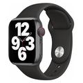 Apple Watch Series Ultra 3/2/Ultra/11/10/9/8/SE 3/(2022)/7/SE/6/5/4/3/2/1 Lippa Silicone Strap - 49mm/46mm/45mm/44mm/42mm - Black