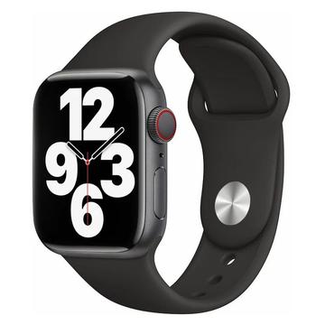 Apple Watch Series Ultra 3/2/Ultra/11/10/9/8/SE 3/(2022)/7/SE/6/5/4/3/2/1 Lippa Silicone Strap - 49mm/46mm/45mm/44mm/42mm - Black