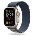 Apple Watch Series Ultra 3/2/Ultra/11/10/9/8/SE 3/(2022)/7/SE/6/5/4/3/2/1 Tech-Protect Nylon Pro Strap - 49mm/46mm/45mm/44mm/42mm - Navy / Grey