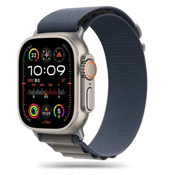 Apple Watch Series Ultra 3/2/Ultra/11/10/9/8/SE 3/(2022)/7/SE/6/5/4/3/2/1 Tech-Protect Nylon Pro Strap - 49mm/46mm/45mm/44mm/42mm - Navy / Grey