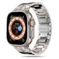 Apple Watch Series Ultra 3/2/Ultra/11/10/9/8/SE 3/(2022)/7/SE/6/5/4/3/2/1 Tech-Protect Stainless Steel Line Strap - 49mm/46mm/45mm/44mm/42mm - Titanium
