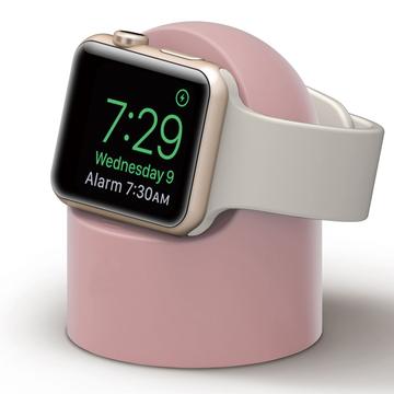  Apple Watch Series Ultra/8/SE (2022)/7/SE/6/5/4/3/2/1 Nabíjecí Stojánek - Růžový