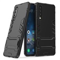 Série brnění Huawei P30 Hybrid Case se stojanem - černá