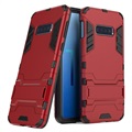 Série brnění Samsung Galaxy S10E Hybrid Case se stojanem - červená