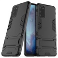 Série brnění Samsung Galaxy S20 Hybrid Case se stojanem - černá