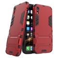 iPhone XR Armor Series Hybridní Pouzdro se Stojánkem - Červené