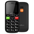 Artfone CS181 Senior Telefon - Dual SIM, SOS - Černa