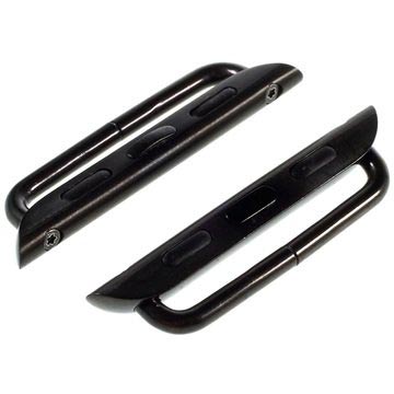 Apple Watch Series Ultra 3/2/Ultra/11/10/9/8/SE 3/(2022)/7/SE/6/5/4/3/2/1 pásmový konektor - 46mm/45mm/44mm/42mm - černá