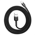 Baseus Cafule USB 2.0 / Lightning Cable - 1M - černá / šedá