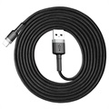 Baseus Cafule USB 2.0 / Lightning Cable - 2M - černá / šedá