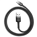 Baseus Cafule USB 2.0 / Type -C kabel CatKLF -BG1 - 1M - Černá / šedá