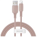 Baseus barevný USB 2.0 / Lightning Cable CalDC -04 - 1,2 m - růžový