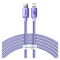 Baseus Crystal Shine USB -C / Lightning Cable Cajy000305 - 2M - Purple