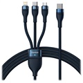 Fast nabíjecí kabel Baseus Flash Series II 3 -in -1 - 1,5 m - modrá
