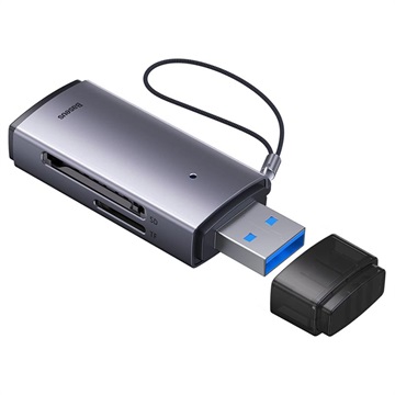 Čtečka karet Sandberg SD / microSD - USB -A / USB -C / MICRUSB - Silver