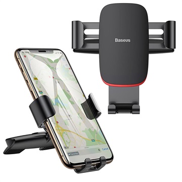 Baseus Metal Age CD Slot Universal Holder - černá