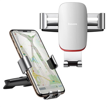 Baseus Metal Age CD slot Universal Holder - stříbro