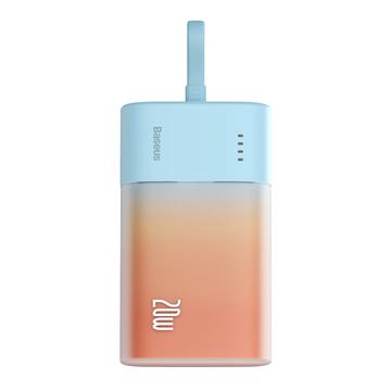 Baseus Popsicle 5200mAh 20W Powerbank with Built-In Lightning Cable - Blue / Orange