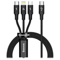 Baseus Rapid 3-in-1 USB Type-C Cable Camlt-SC01-1,5 m-černá