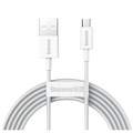 Baseus Superior MicroUSB Rychlý nabíjecí datový kabel - 1M - bílá