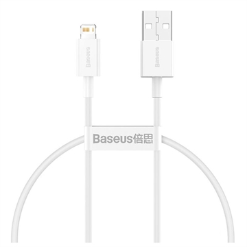 Baseus Superior Series Lightning Cable - 0,25 m - bílá