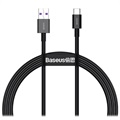 Baseus Superior Series USB -C Data a nabíjecí kabel - 66W, 1M - Černá