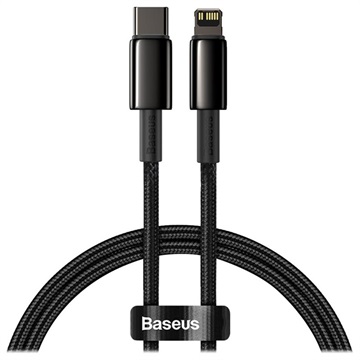 Baseus wolframový zlatý kabel USB -C / Lightning 20W - 2M