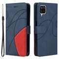 Oboubarevná série Samsung Galaxy A12 Case - modrá