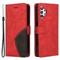 Oboubarevná série Samsung Galaxy A32 5G/M32 5G Case - červená