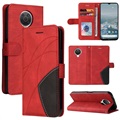 Oboubarevná série Nokia G10/G20 Case - červená