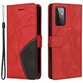 Oboubarevná série Samsung Galaxy A72 5G Case - červená