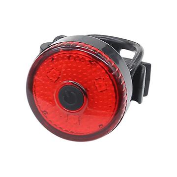 Bike Light USB Rechargeable Rear LED Light LED Bicycle Rear Tail Light with 3 Lighting Modes - Red