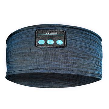 Bluetooth čelenka Bezdrátová hudební sluchátka na spaní Sluchátka na spaní HD Stereo reproduktor pro spaní, cvičení, běhání, jógu - modrá
